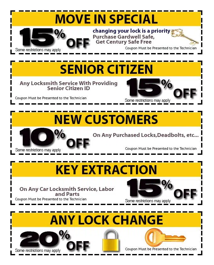 Security Locksmith Services Fort Myers, FL 239-314-0235 - coupon-img